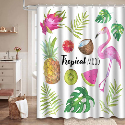 Rideau de douche Tropical