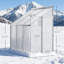 Serre pour l'hiver, aluminium