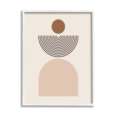 Formes géométriques arquées sur bois