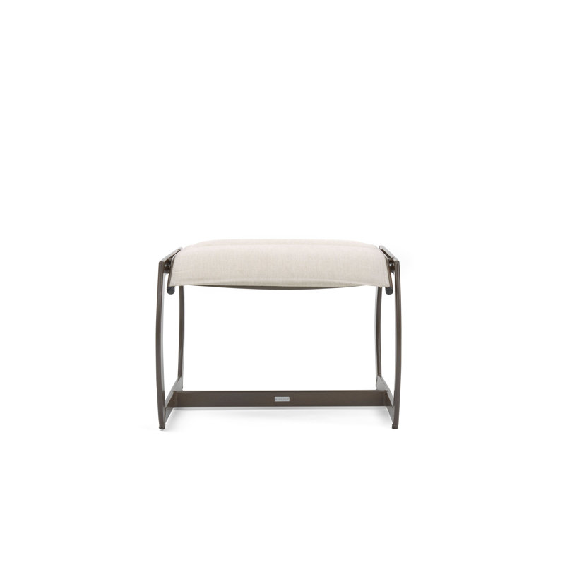 Key West Outdoor Ottoman, Cream