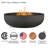 CARSON Round Concrete Smokeless Fire Pit-113697847-113697844-113697845