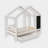 Arcadia Loft Bed With Two Storage Boxes, Rustic Pine And Chalkboard-669213271