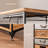 44 Inch Tall Multi-Drawer Vintage Cabinet, Industrial Style Metal Cabinet