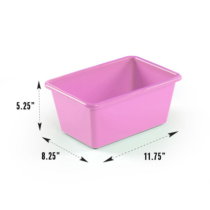 Ensemble de bacs de remplacement en plastique, Rose / mauve, Simple