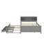 Lit plateforme avec tête de lit, USB, lit gigogne et tiroirs-367924040-367924054