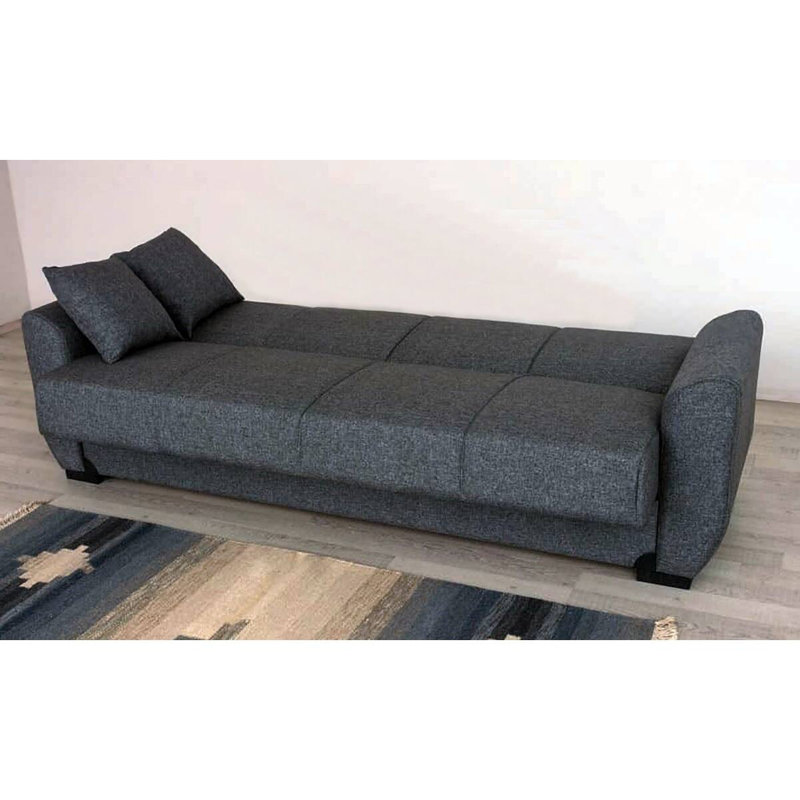 Marcia 88"  Flared Arm Convertible Sleeper Sofa Bed , 32" H x 88" W x 32" D