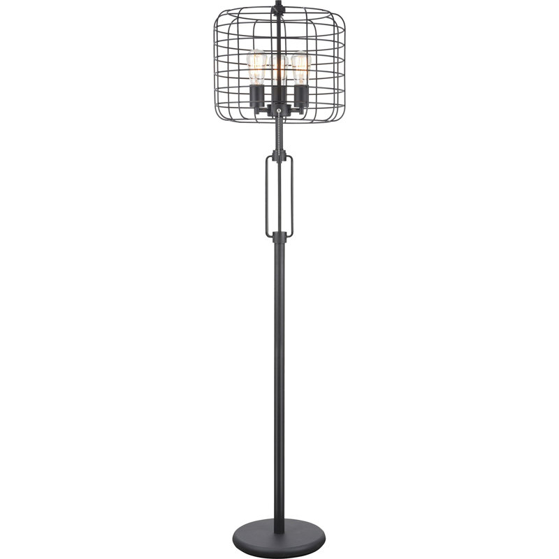 Lampe sur pied INDUSTRIAL WIRE CAGE