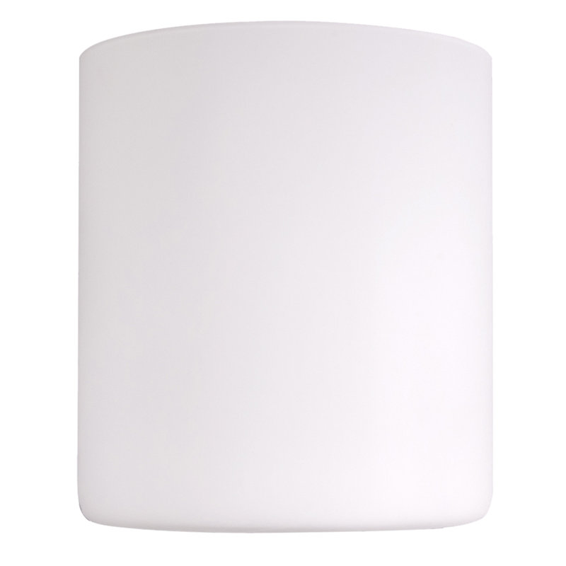 Abat-jour tambour en verre H 5,375 po