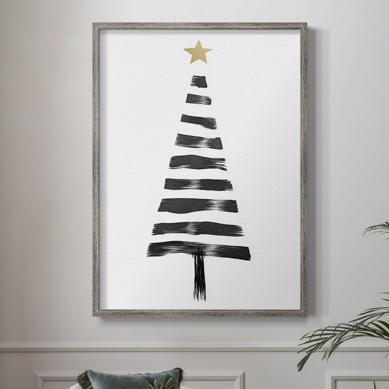 «Christmas Holiday», art encadré Lxxiii - bois massif, H 11 po x l 9 po