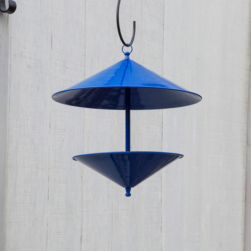 Metal Hanging Tray Bird Feeder