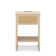 Breshawna Rattan Side Table with USB Charging, LED Light & Storage