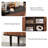 47.2''W X 21''H Storage Accent Cabinet, Fluted Sideboard Buffet Cabinet With USB Charging Station, Console Table With Tambour Slatted Sliding Doors, Tv Stand For Living Room, Kitchen-1408390655
