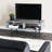 Slate Concrete Media Table with Iron Base-1564806100