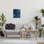 Art de la giclée botanique bleu marine par Liz St. Andre-731947907-731947905