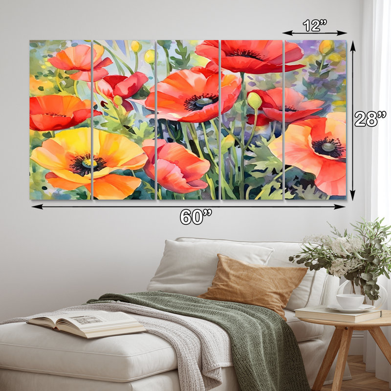 Plants & Flowers Wall Decor on Metal