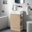 Armoire de meuble-lavabo simple 18,6 po avec tablette à deux niveaux-1870485277