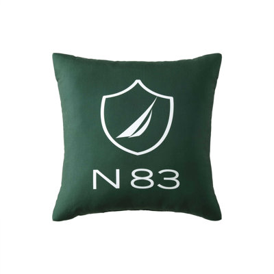 Nautica N83 Boat Green Throw Pillow