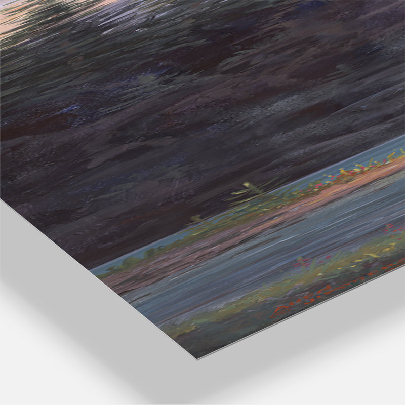 Waterfall Mountain Afternoon Wall Clock