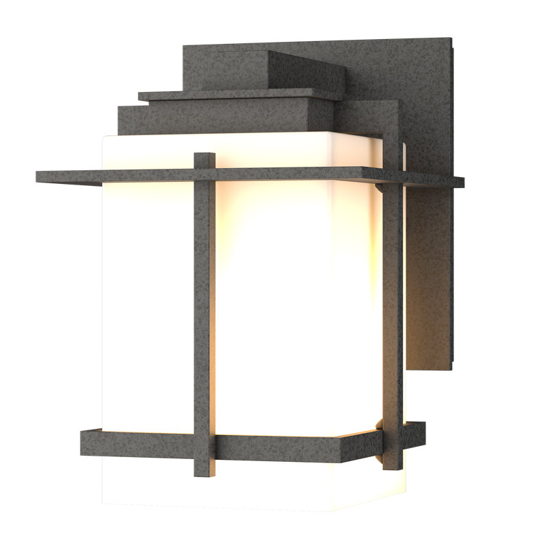 Tourou 7.4" H Outdoor Armed Sconce, Natural lron