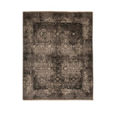 Handmade Silk and Wool Abstract Area Rug