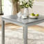 Table carrée à hauteur de comptoir 34,5 pouces avec détails en cristal-796018031