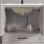 Meuble-lavabo double lavabo Houston II en bois massif, 152 cm (L) x 56 cm (P), gris essentiel, avec rangement discret et comptoir en pierre reconstituée.-246166808-246166791