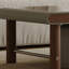 Table basse en marbre avec rangement minimal