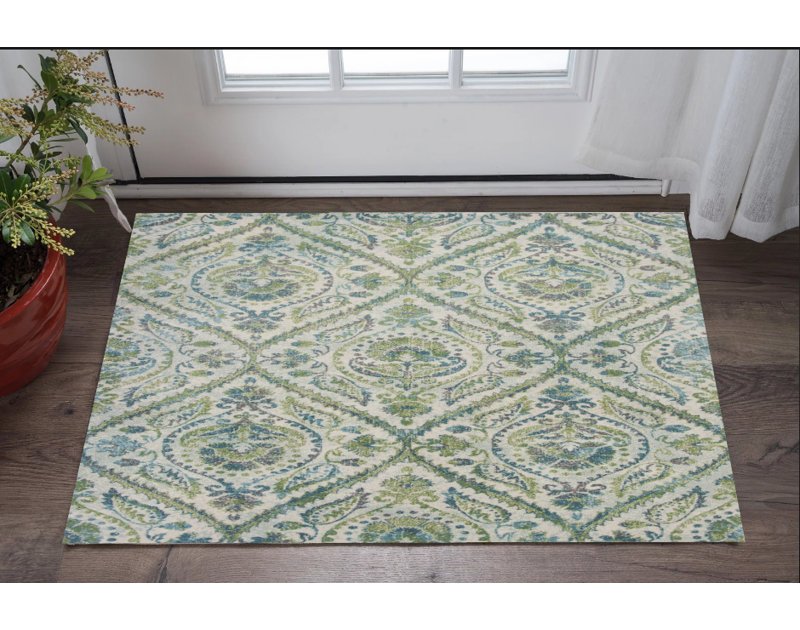 Tapis ivoire Luraine Ogee, Rectangle 3 pi 3 po x 4 pi 11 po