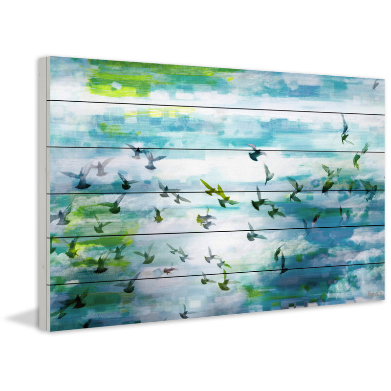 Reproduction d’art sur bois blanc "marshale" par parvez taj,