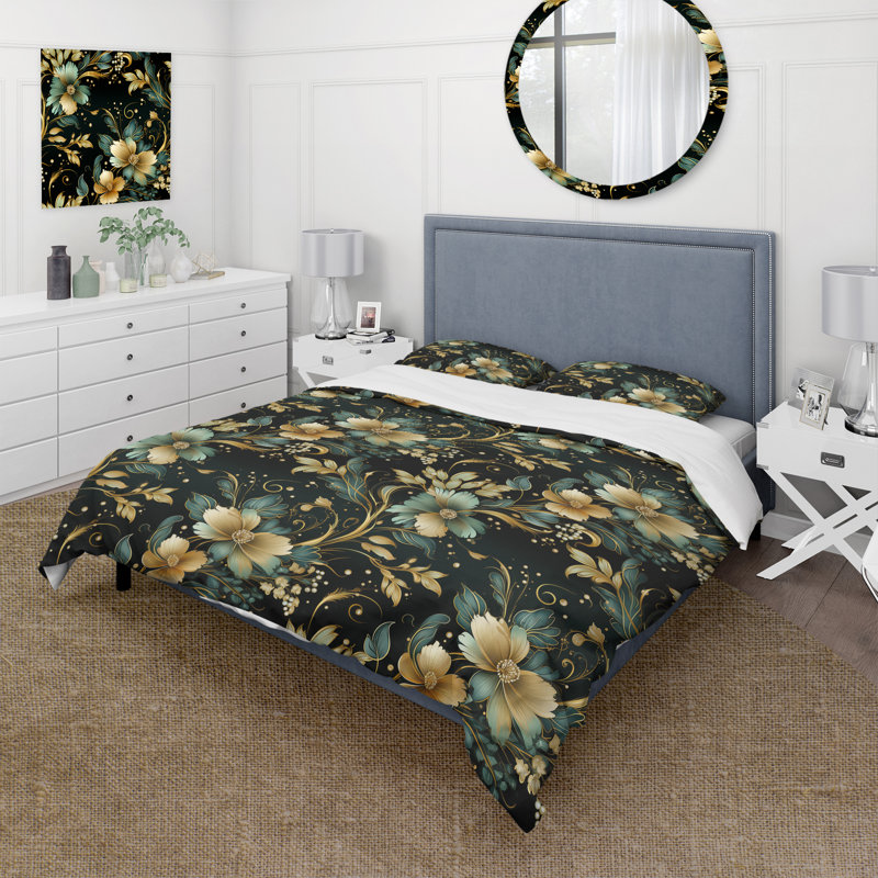 Ensemble de housse de couette Boho Victorian Fusion Victorian, Housse de couette pour très grand lit et 2 très