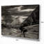 Layers of Red Rock noir et blanc, reproduction de photo sur toile tendue-18268381
