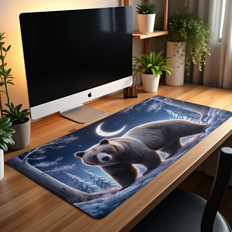Polyester Desk Pad, 14.4x12.1