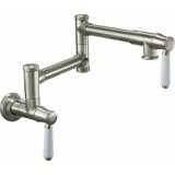 Davoli Pot Filler - Dual Handle Wall Mount - Traditional