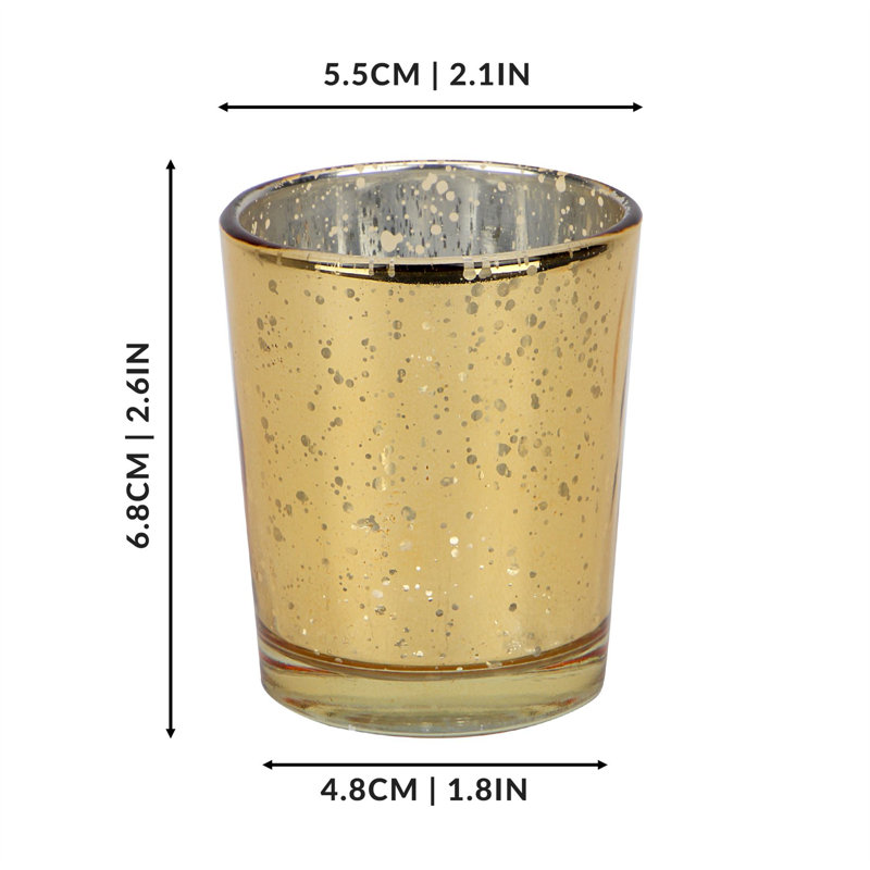 Unscented Tealight Candle, Gold