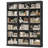 Huckins Standard Bookcase with Adjustable Shelves, 71.2" H x 63.4" W Modern Wood Storage Shelf-112500247