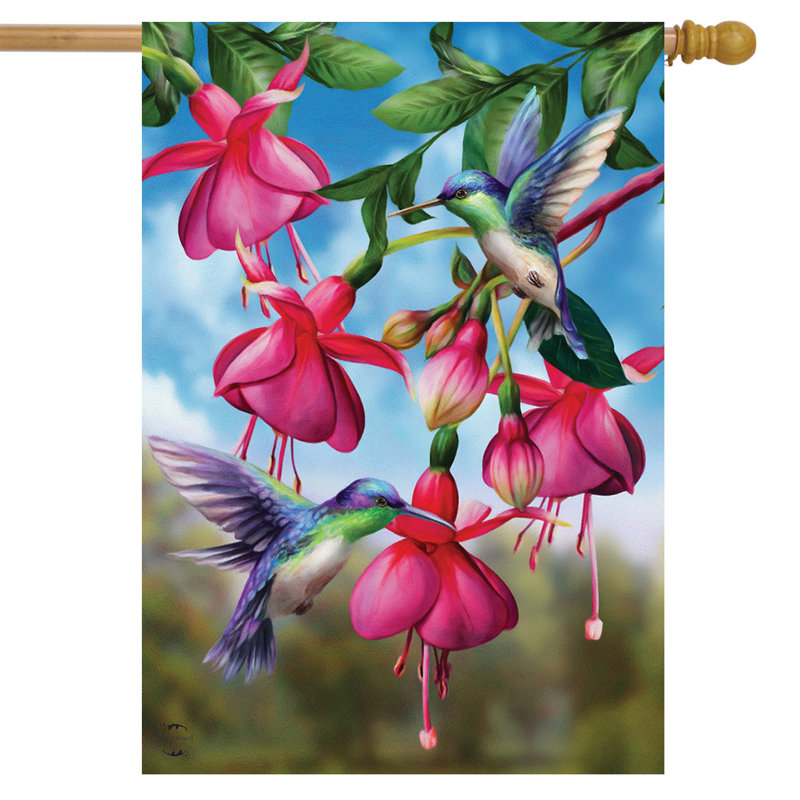 Drapeau de la maison du vol des colibris