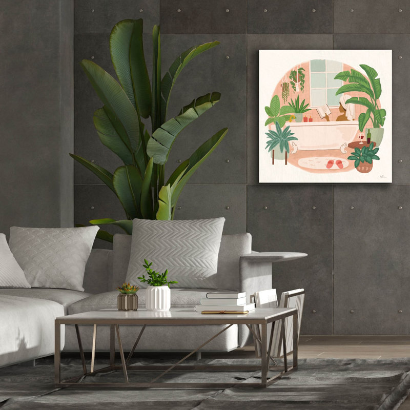 Art mural sur toile Winston Porter «Urban Jungle 1» par Janelle Penner, H 37 po x l 37 po x P 1,5 po