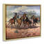 «Run For The Border Cowboy Brown», art mural sur toile flottante, design par Jack Sorenson-1443140045-1443466995