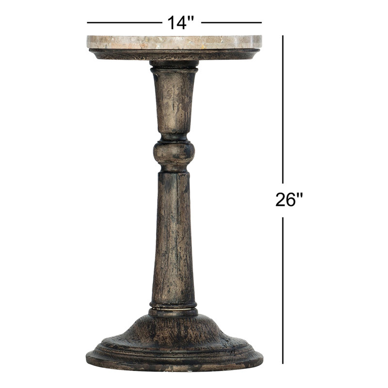 La Grange Stone End Table