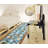 Ohanko Floral Synthetic Water Resistant Non-Skid Kitchen Mat