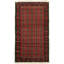 One-of-a-Kind 3'3" x 6' 1980s Rectangle Wool Area Rug in Brown and Red