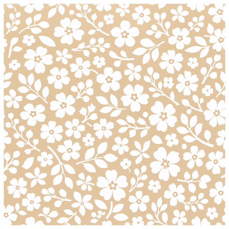 Rideaux de douche blancs à motif floral très longs, L 70 po x H 93 po