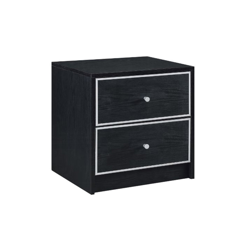 2 Storage Drawers Nightstand