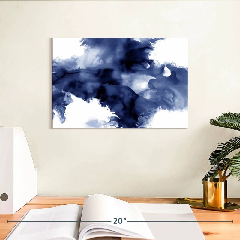 Avery Derive In Indigo I, H 8 po x l 12 po