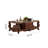 European-style Marble Storage End Table Coffee Table