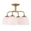 Plafonnier semi-encastré 4 lumières Dorinda-1631410120