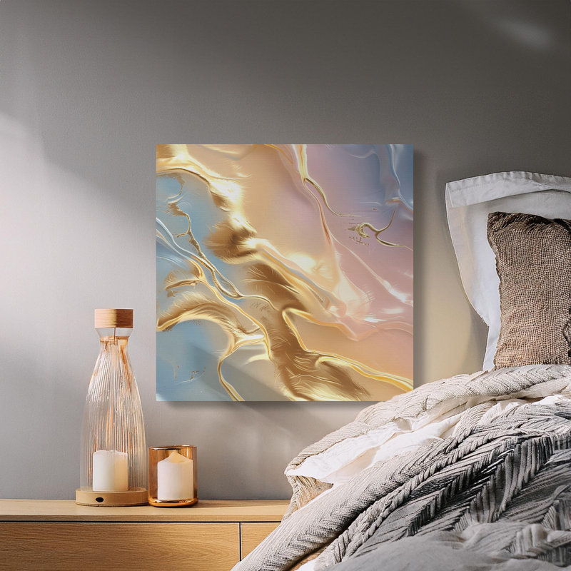 Akur No Frame Print on Canvas, 25.4 cm H  x 25.4 cm W