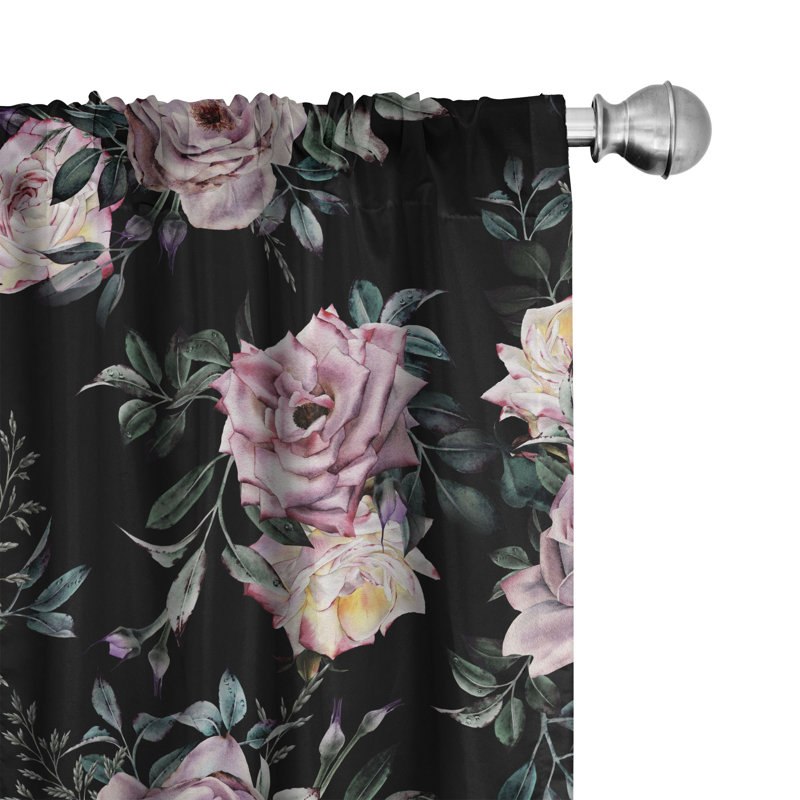 Semi Sheer Curtain Pair, 28" W x 95" L