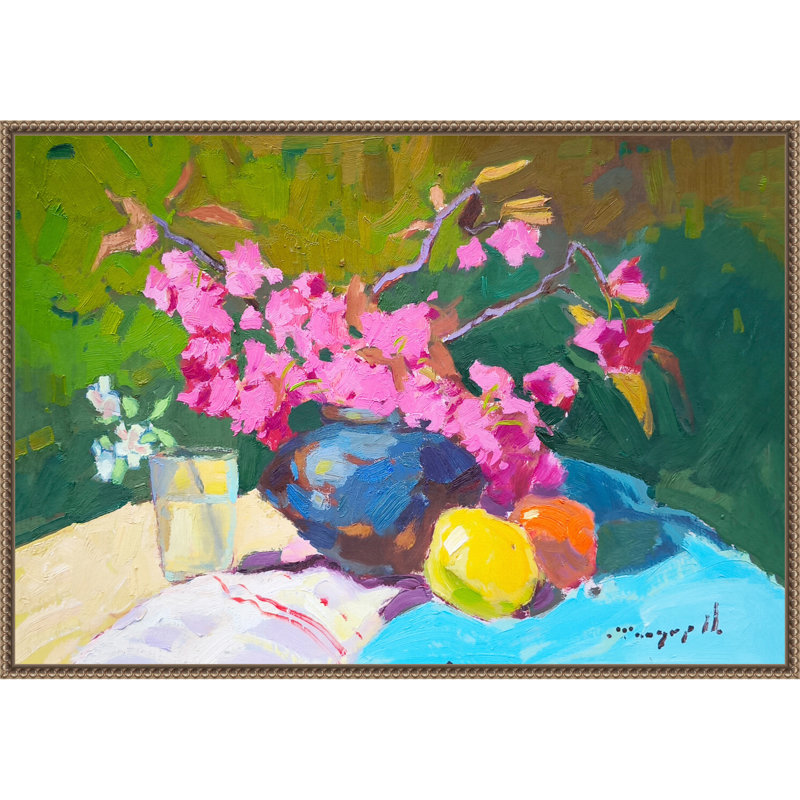 «Colors of April» par Alexander Shandor, reproduction d'art sur toile encadrée, 33 x 23