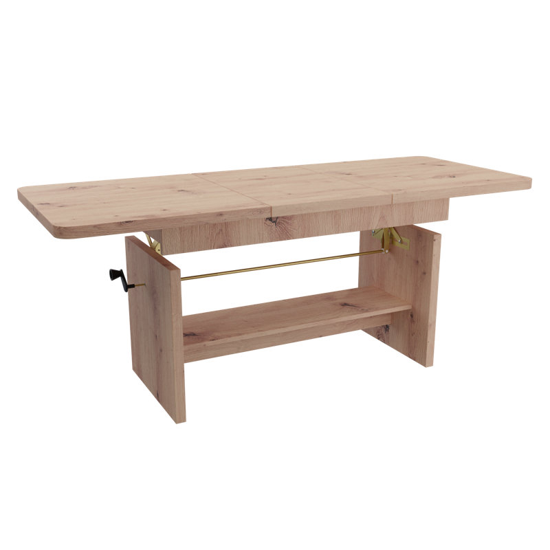 Lift Top Coffee Table with Storage, Artisan